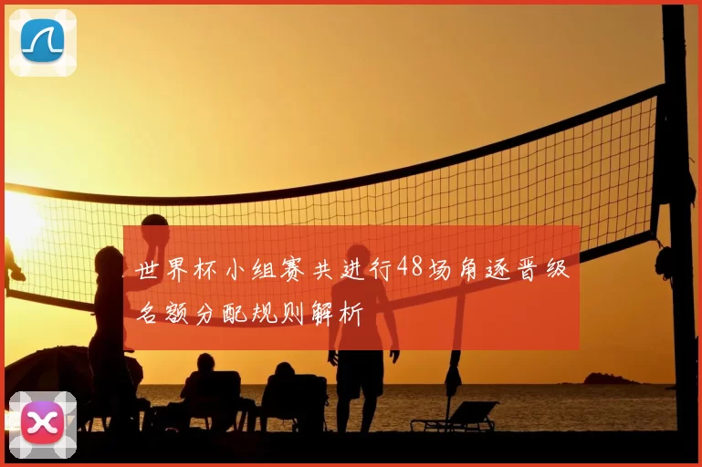 世界杯小组赛共进行48场角逐晋级名额分配规则解析