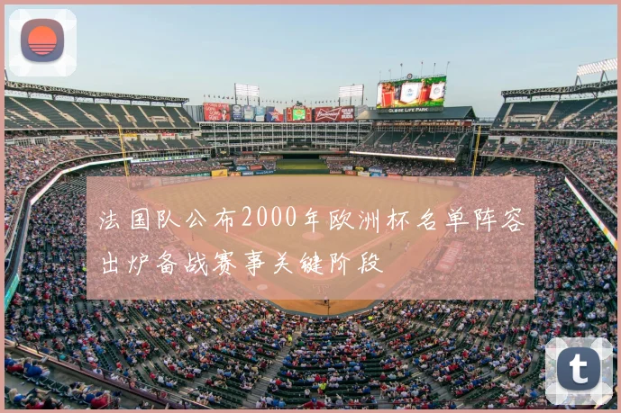 法国队公布2000年欧洲杯名单阵容出炉备战赛事关键阶段